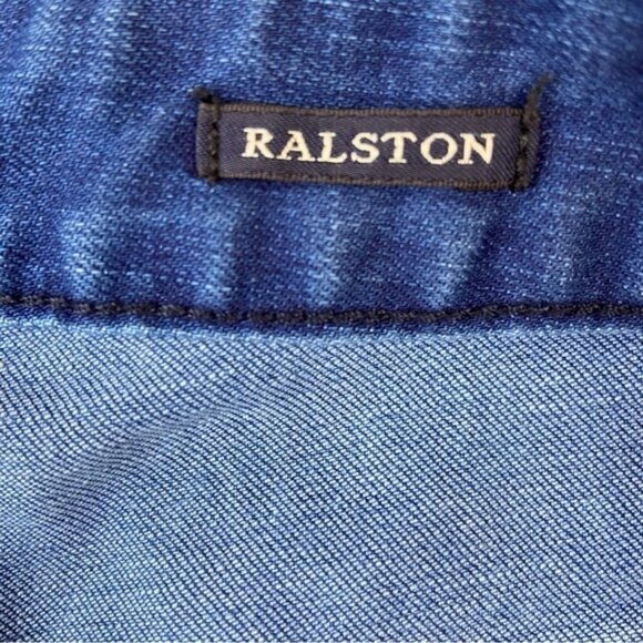 Scotch Soda Ralston Men’s indigo Blue Jeans Size 32 Slim Straight Button Fly - Picture 7 of 14